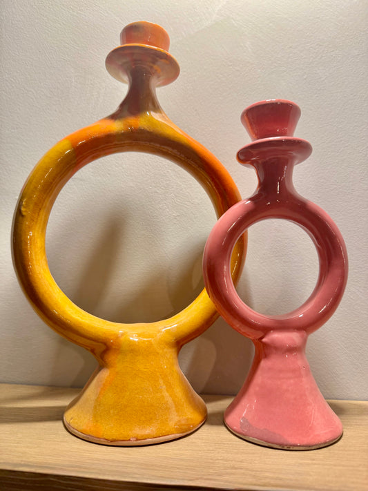 Haska – Handcrafted Amazigh Ceramic Candle Holder